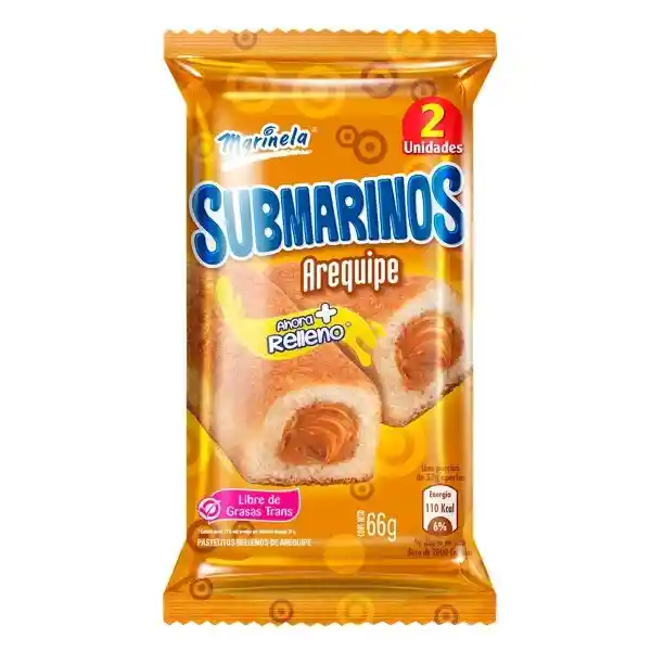 Marinela Pastelito Pastel Submarinos Arequipe