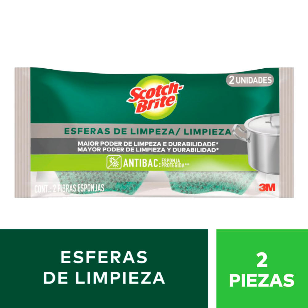 Scotch-Brite Esponja Esferas de Limpieza 2 und