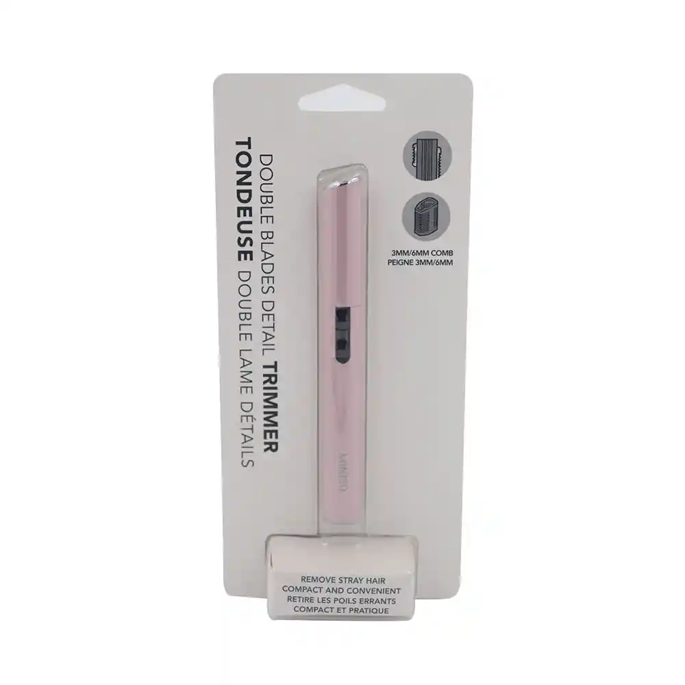 Miniso Rasuradora Electrica Para Mujer De Doble Hoja, Blanca