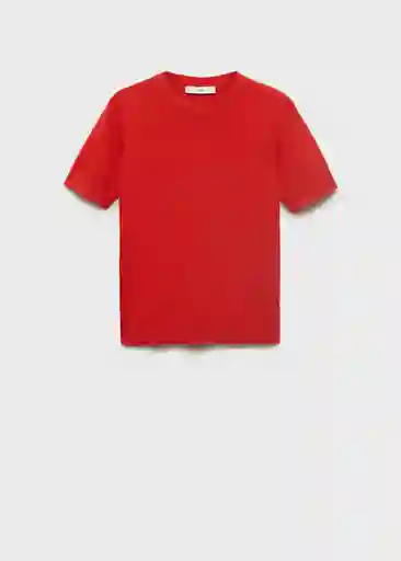 Jersey Basic Rojo Talla XS Mujer Mango