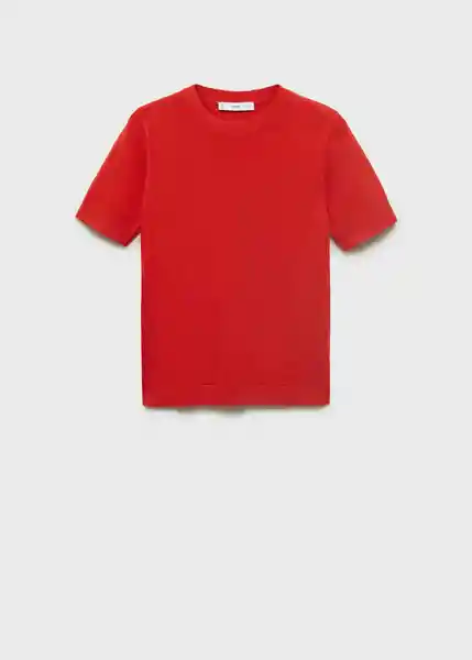 Jersey Basic Rojo Talla XS Mujer Mango
