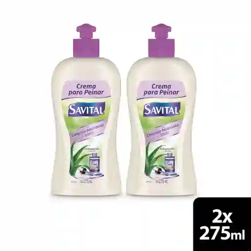 Savital Crema Para Peinar Complejo Hialurónico 275 mL