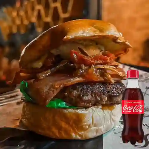 Combo Burger Caprese + Coca Cola Original 250ML