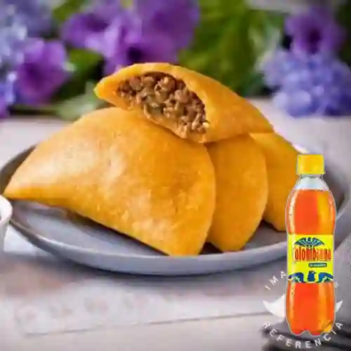 Combo Empanada Carne + Colombiana 400 ml