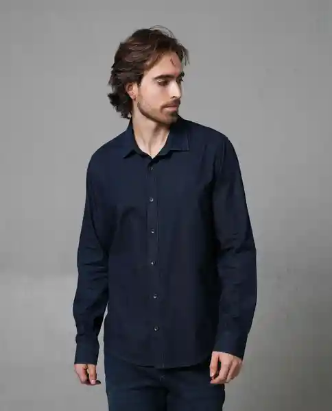 Camisa Hombre Azul M 110 G105_AZU194024 Rifle