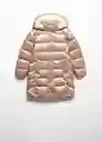 Abrigo Anorak Rachel Oro Talla 10 Niña Mango