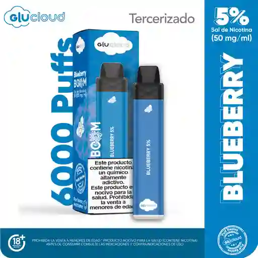 Glucloud Vape Blueberry Boom / 6000 Puff