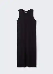 Vestido Andratx Negro Talla 20 Teen Niñas Mango