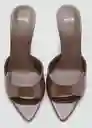 Sandalias Pepych Chocolate Talla 36 Mujer Mango