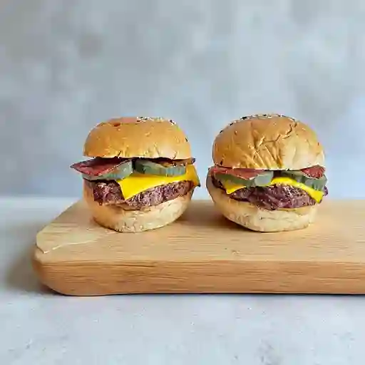 Combo Hamburguesa X2 American Cheese