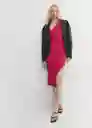 Vestido Asim Fucsia Talla 24 Mujer Mango