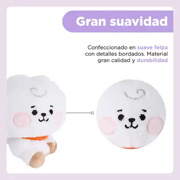 Peluche Baby rj Serie 10 in Bt21 Miniso