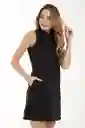 Vestido Talego Zafiro Color Negro Talla S Ragged