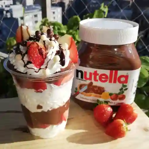 Fresas con Crema y Nutella