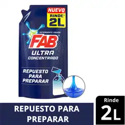 Fab Detergente para Ropa Líquido Ultra Concentrado