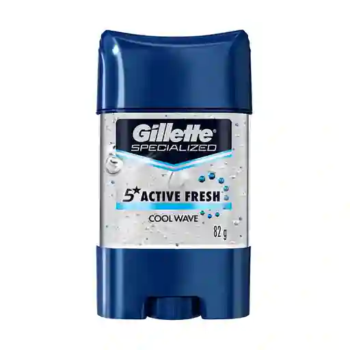 Antitranspirante en Gel Invisible Gillette Cool Wave 82 g