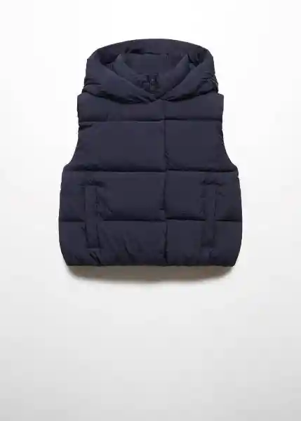 Chaleco Mariana Navy Talla 10 Niñas Mango