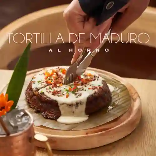 Tortilla de Maduro Al Horno