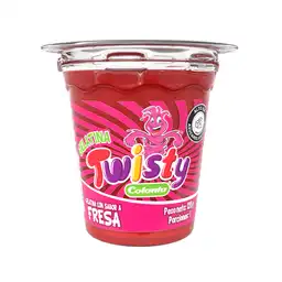 Twisty Gelatina Sabor a Fresa