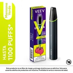 VEEV now ULTRA Manzana Verde 1100puff