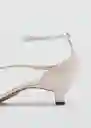 Sandalias Delia Crudo Talla 38 Mujer Mango