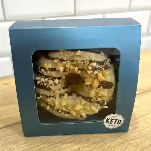 Donut Keto Regalo Caja Azul