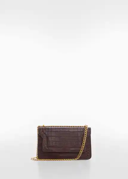 Bolso M Dani Chocolate Talla 99 Mujer Mango