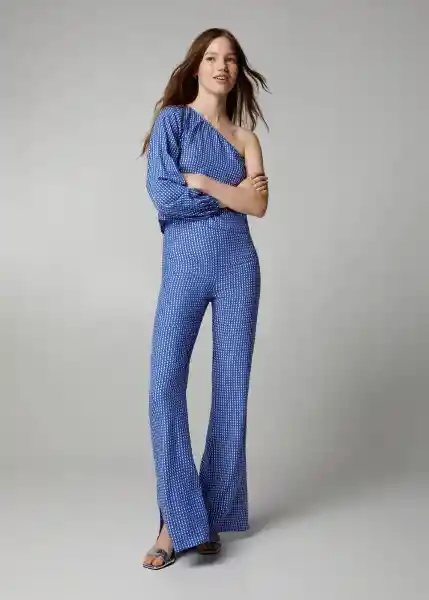 Pantalón Lindap Azul Talla 22 Teen Niñas Mango