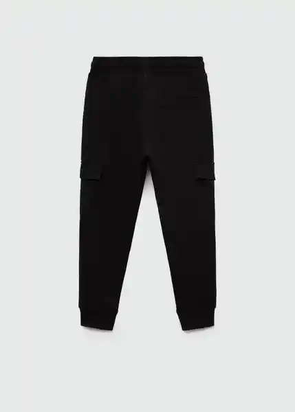 Pantalón Cargo Negro Talla 12 Niños Mango