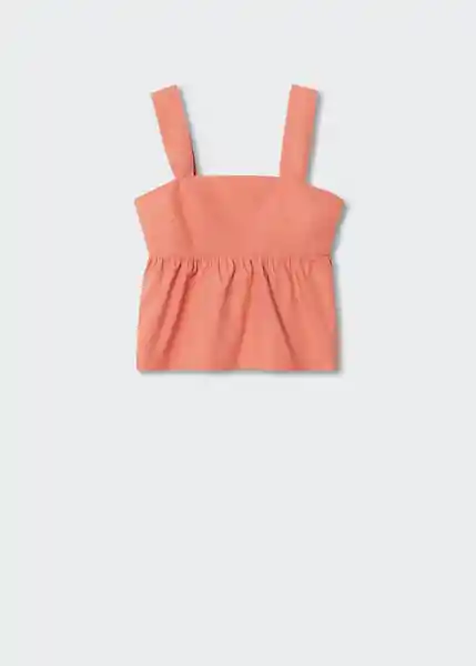 Top Miri-H Rosa Talla L Mujer Mango