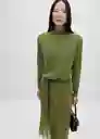 Jersey Bahiaper Verde Talla S Mujer Mango