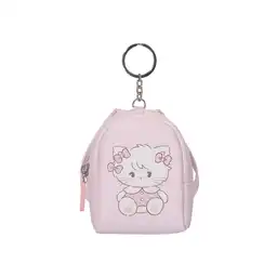 Monedero Con Llavero Serie Mikko Mochila Mini Rosa Miniso