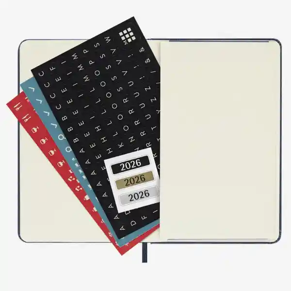 Moleskine Agenda Semanal Azul Pequeña Hc 2026