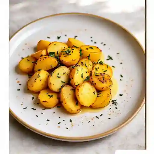 Papas Al Horno Con Ajo Y Romero