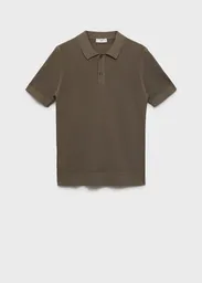Camiseta Polo Pointele Dark Caza Talla M Hombre Mango