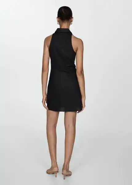 Vestido Capri Negro Talla S Mujer Mango