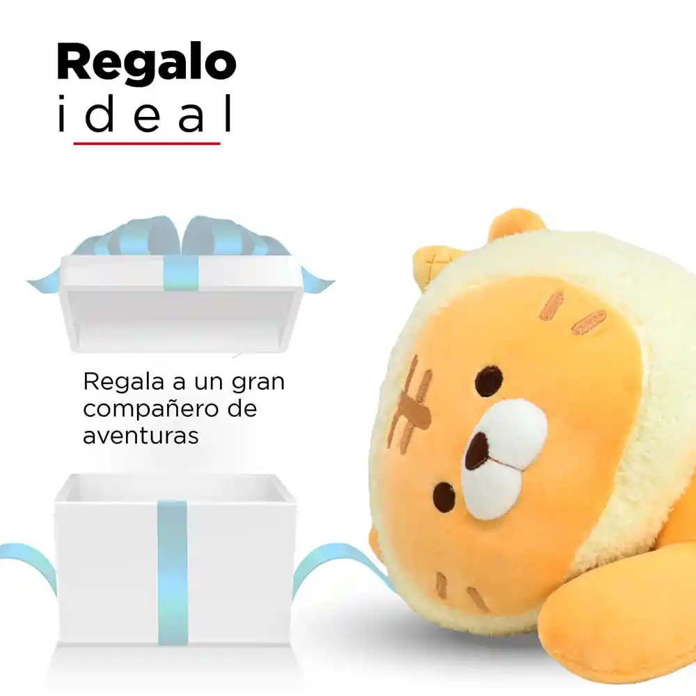 Peluche Acostado Tigre Ice Cream Family Valentine Grande Miniso