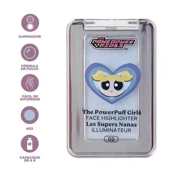 Iluminador Las Chicas Superpoderosas Burbuja Tono 02 Miniso