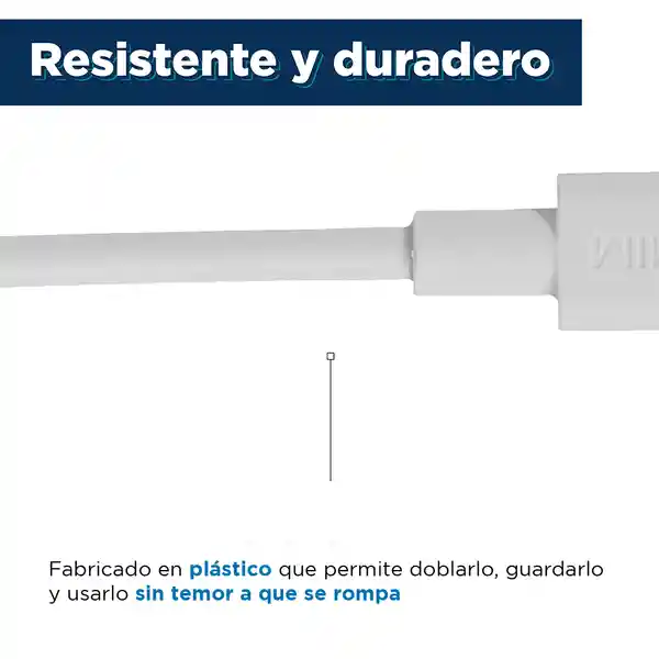 Cable de Carga Rápida Tpe Tipo C 6A Blanco Miniso