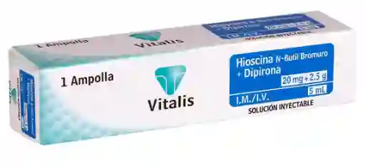 Vitalis Solución Inyectable (20 mg/2.5 g)