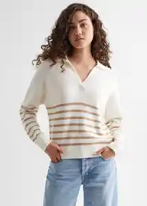 Buzo Jersey Nimes Beige Talla 22 Teen Niñas Mango