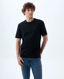 Camiseta Hombre Negro Talla M 849F004 Americanino