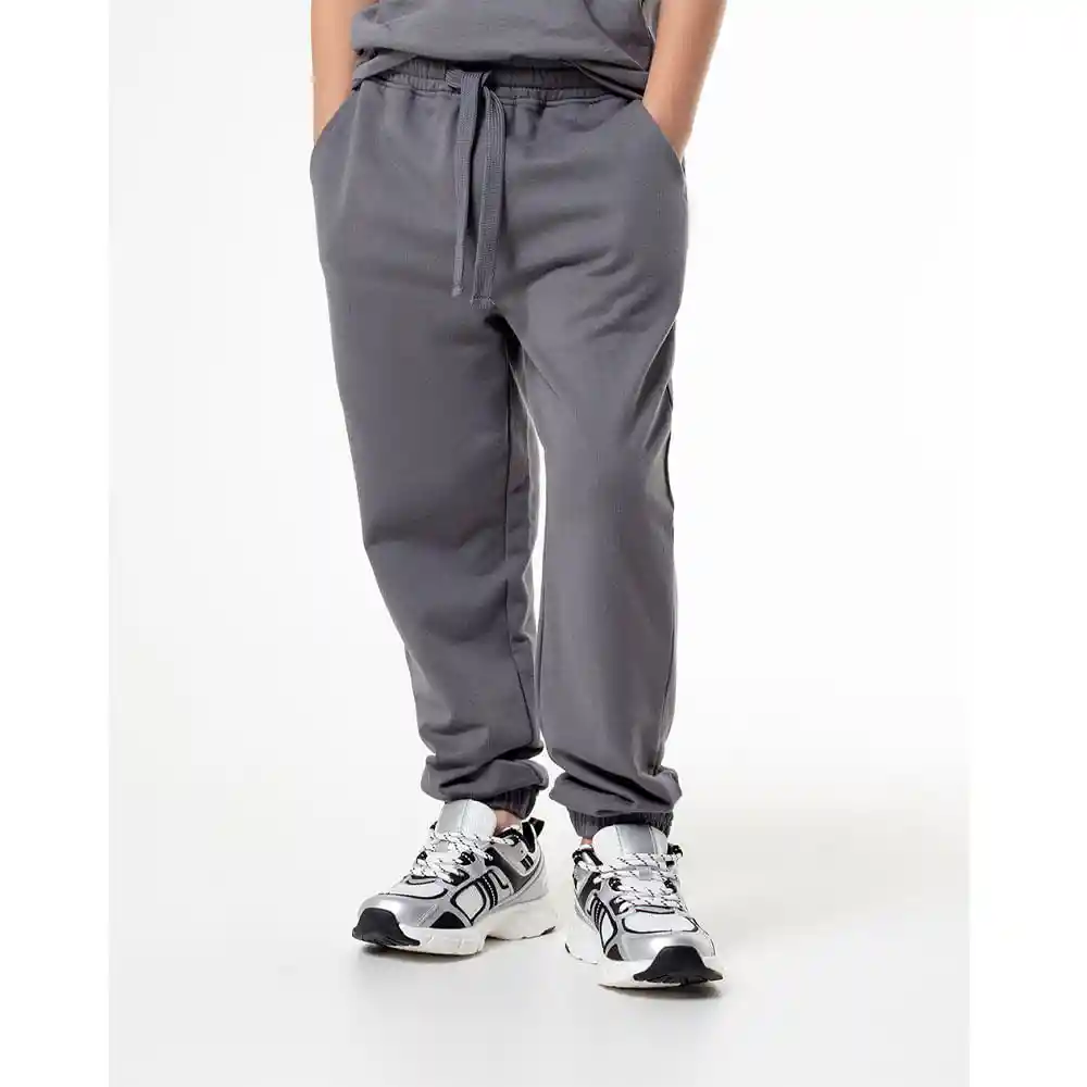 Jogger en Tejido de Punto en Algodón Kids Masculino Luvan Gef Talla 4