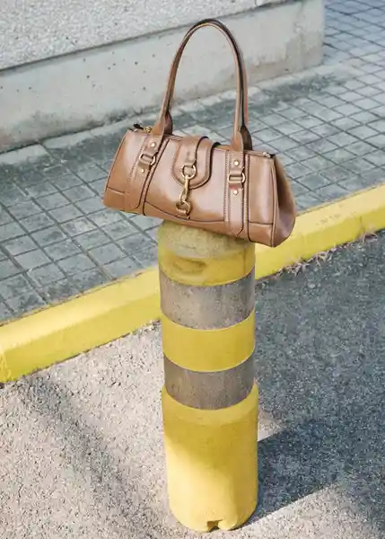 Bolso M Amazona Caramelo Talla 99 Mujer Mango
