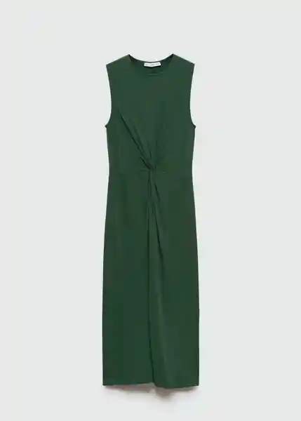 Vestido Fertina Verde Talla 27 Mujer Mango