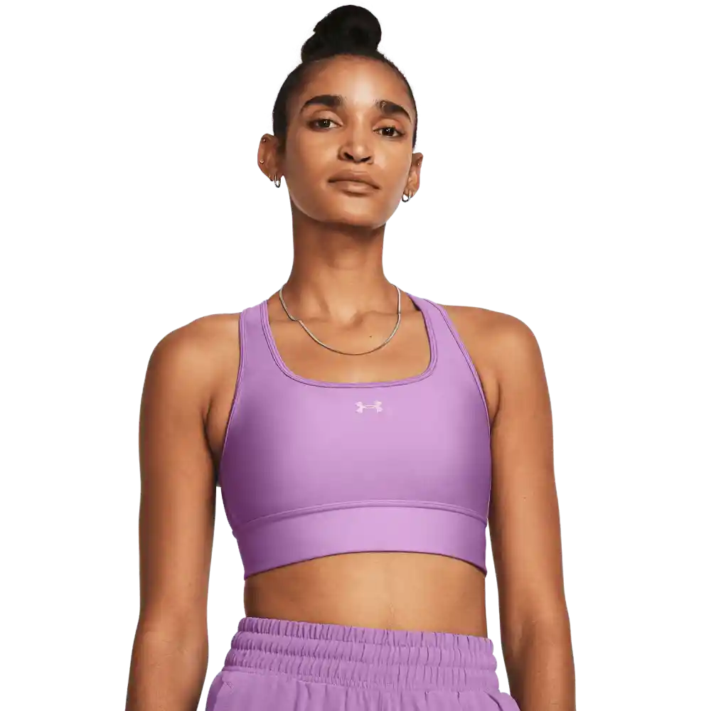 Under Armour Crop Crossback Longline Mujer Morado SM