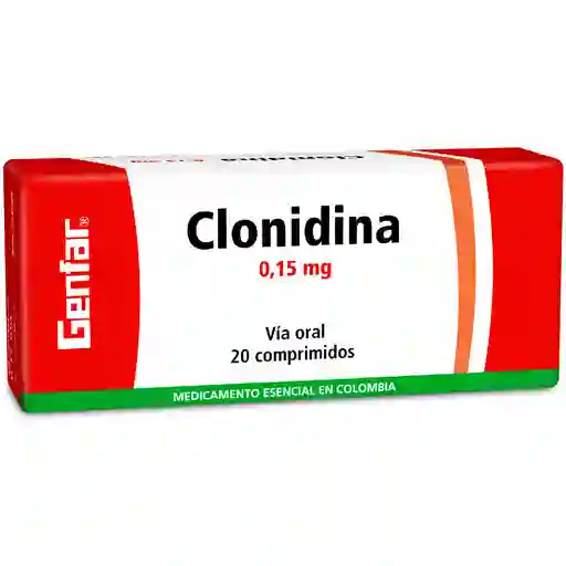 Genfar Clonidina (0.15 mg)