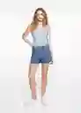 Top Frozen Celeste Talla 20 Niñas Mango
