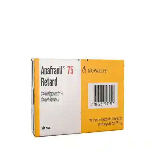 Anafranil Retard Clomipramina Clorhidrato (75 mg)