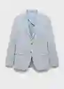 Blazer Americana Verner Celeste Talla 48 Hombre Mango